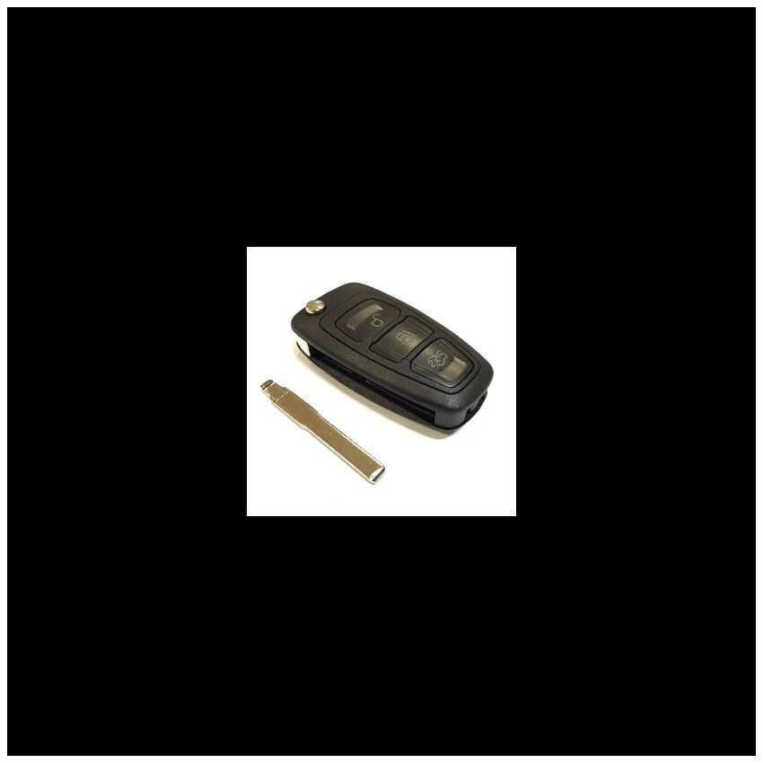 Caixa Para Comando Ford Flip 3 Botões
