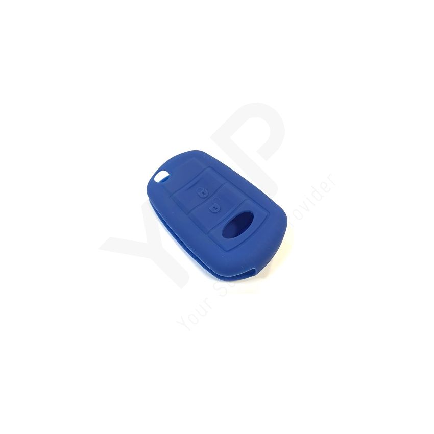 Capa silicone Land Rover, flip três botões, azul