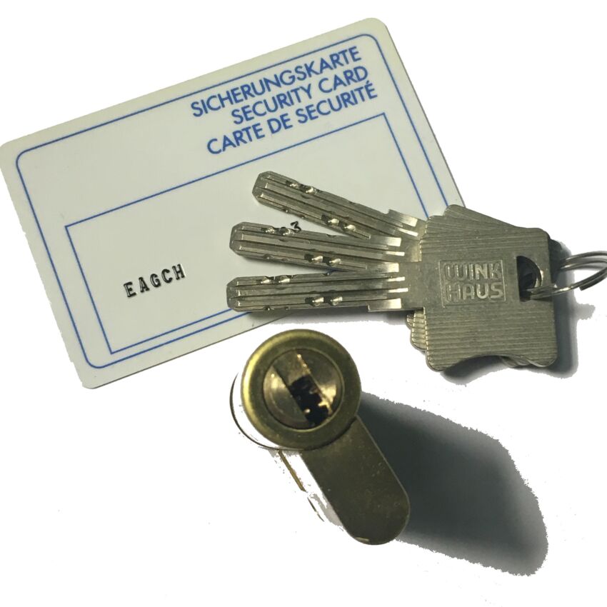 Cilindro Winkhaus XT 30x35mm latonado