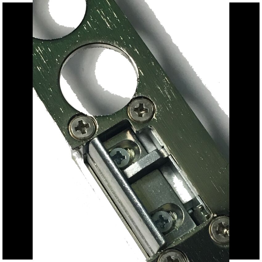 Trinco eléctrico Mottura para fechadura de embutir 85371/28, 4 pernos esquerda, 94077S028N