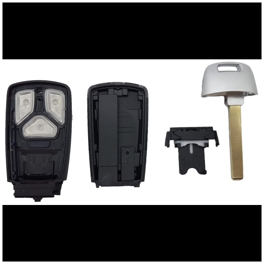 Caixa Para Comando Audi Keyless 3 Botões