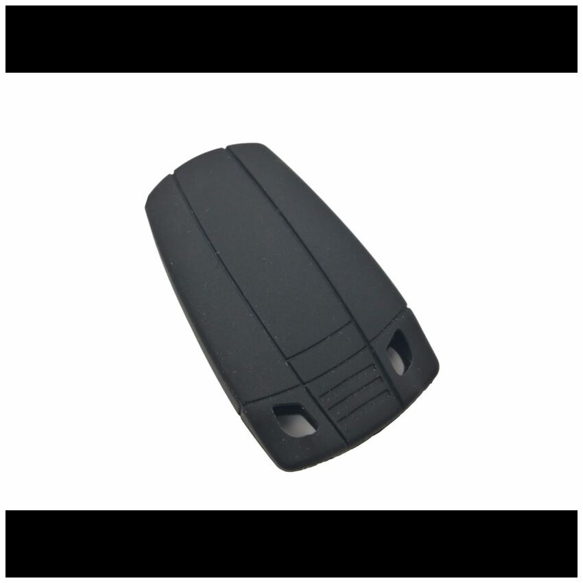 Capa silicone BMW,  três botões, negra