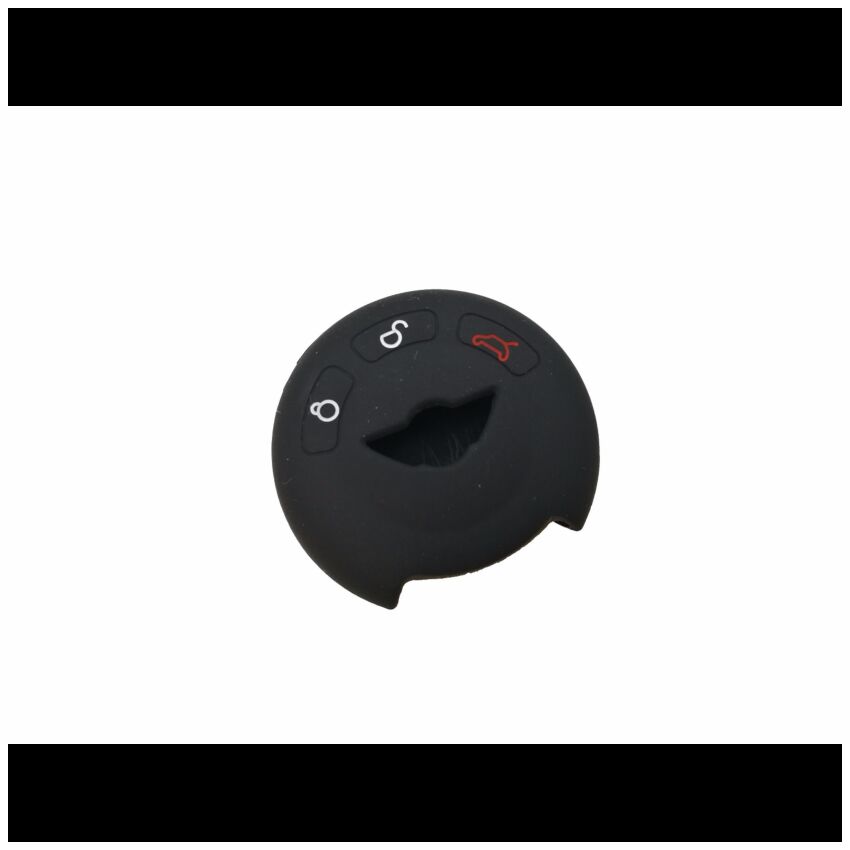 Capa Silicone MINI Três Botões Negro