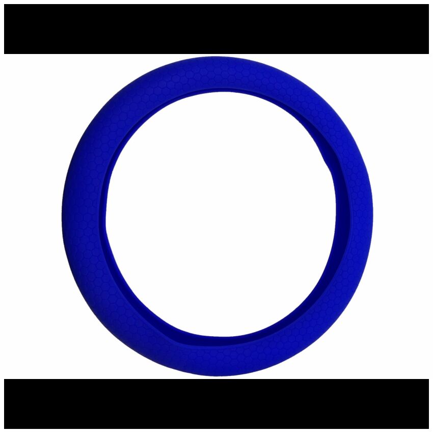 Capa de volante em silicone, azul