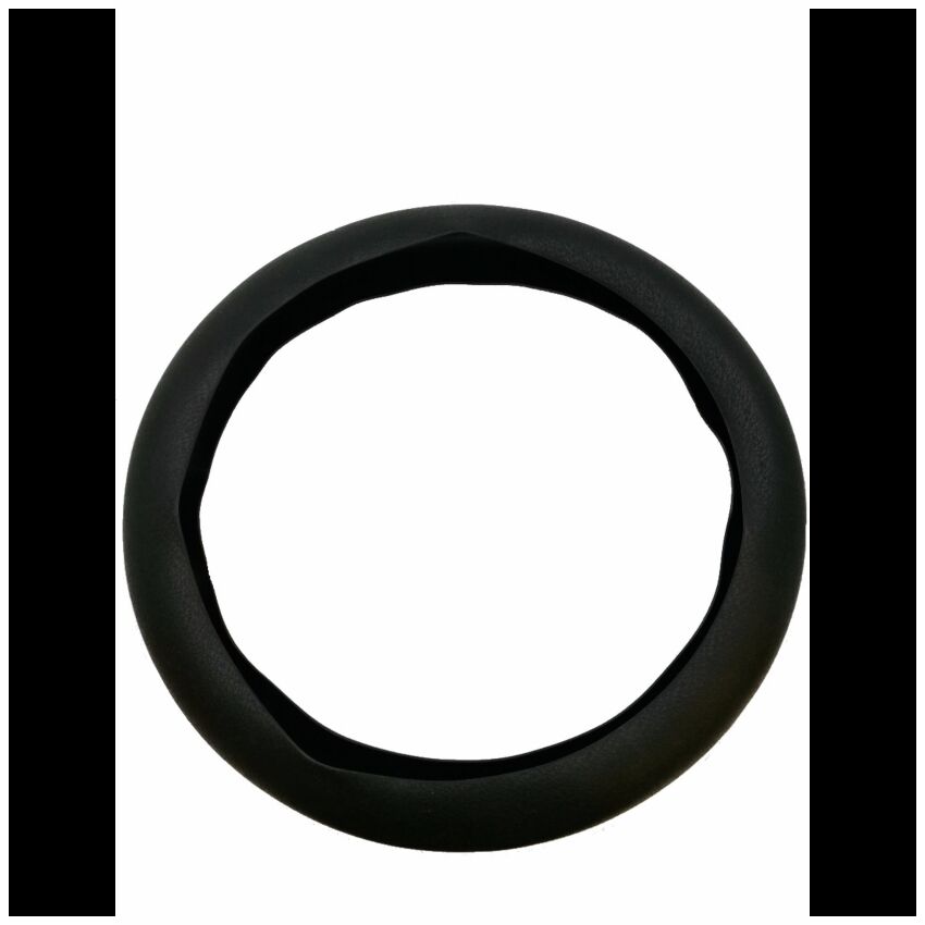 Capa de volante em silicone, negro