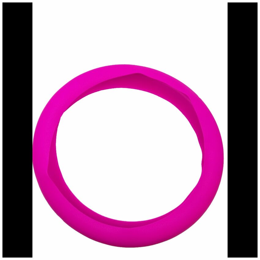Capa de volante em silicone, rosa