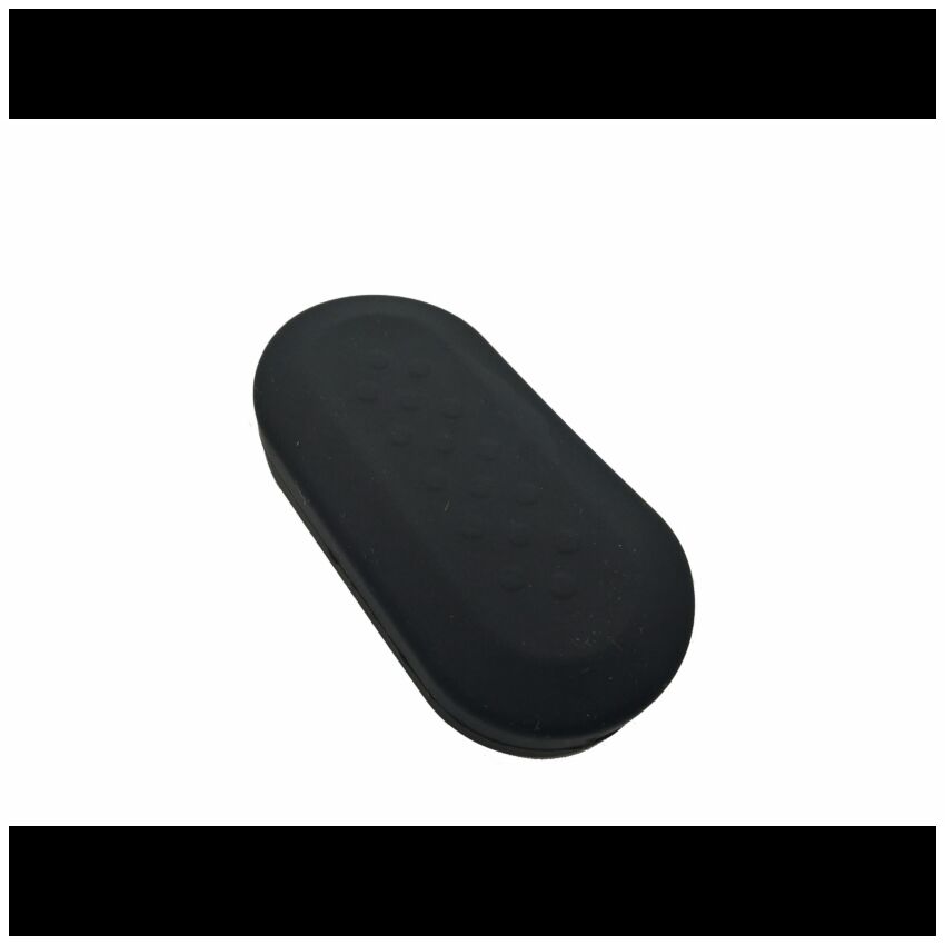 Capa silicone Fiat, flip três botões, negra
