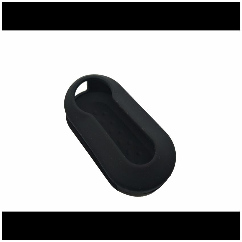 Capa silicone Fiat, flip três botões, negra