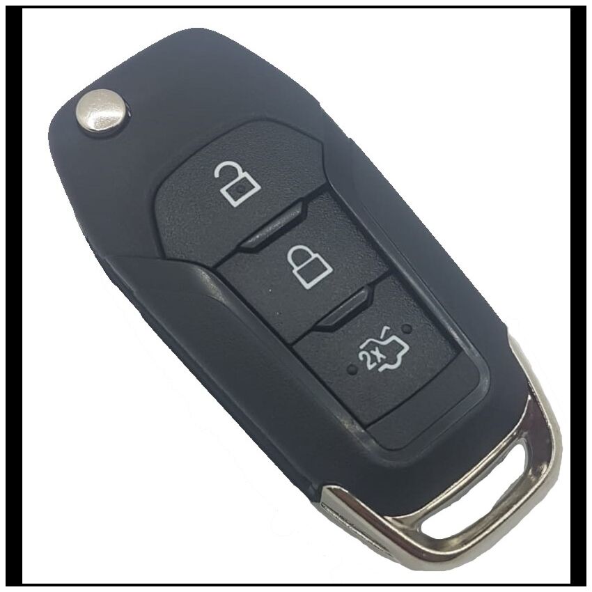 Caixa Para Comando Ford Flip 3 Botões