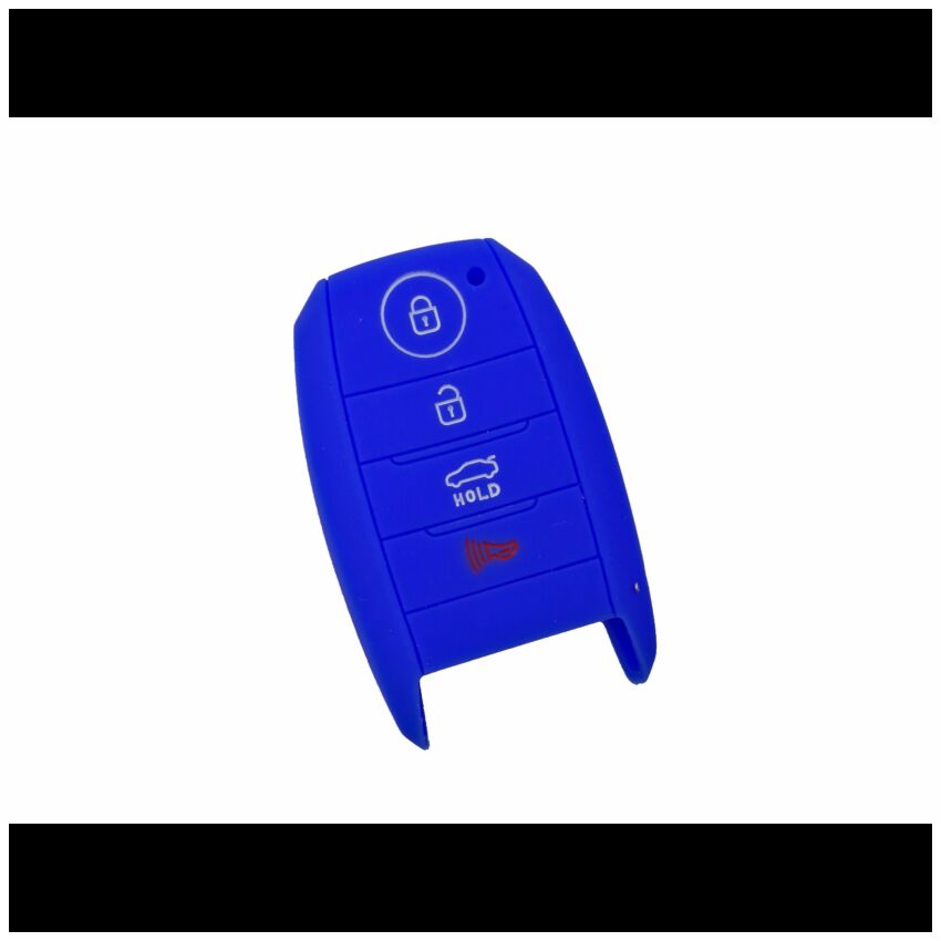 Capa silicone Kia, quatro botões, proximidade, azul