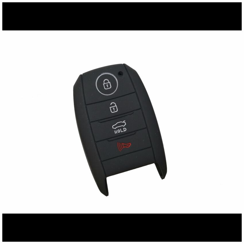 Capa silicone Kia, quatro botões, proximidade, negra