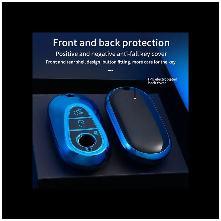 Capa TPU Mercedes Três Botões Nº08