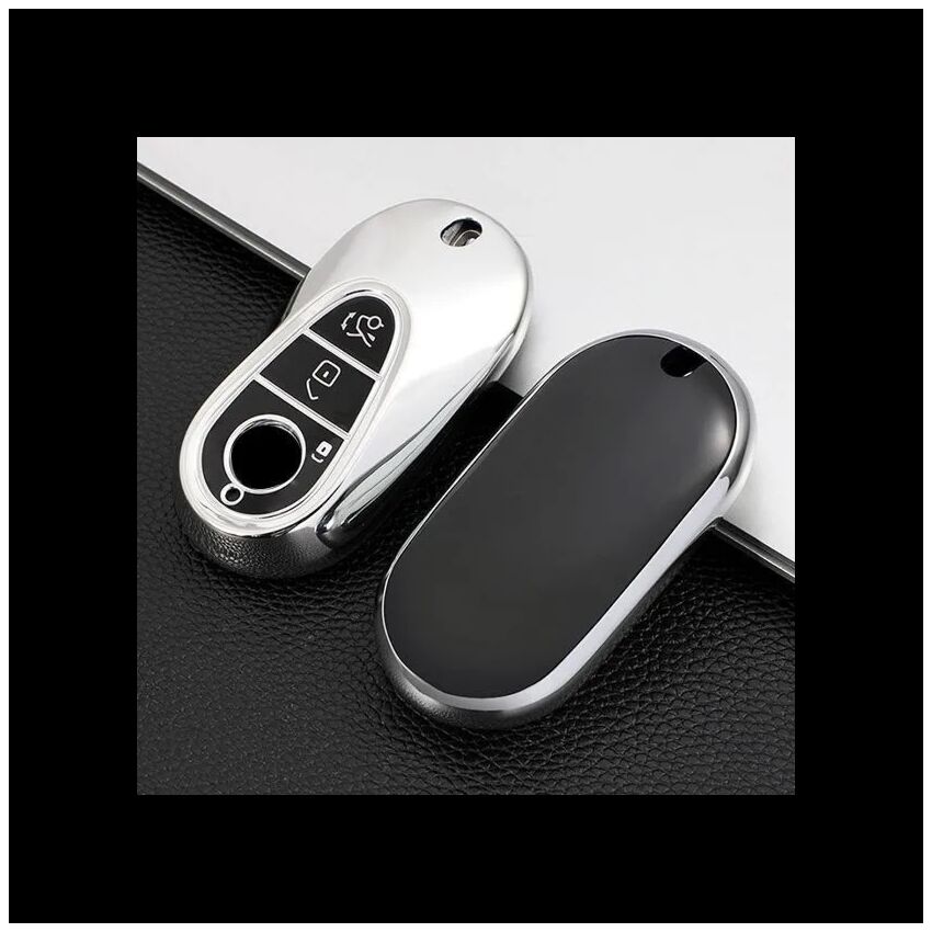 Capa TPU Mercedes Três Botões Nº08