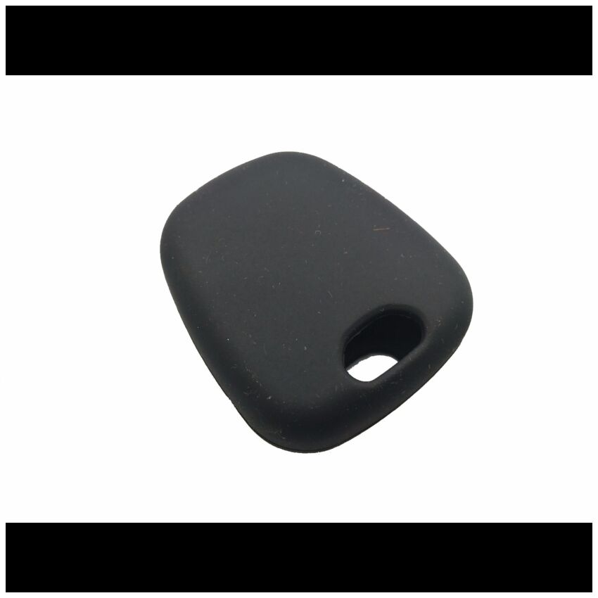 Capa silicone Peugeot, dois botões, negra
