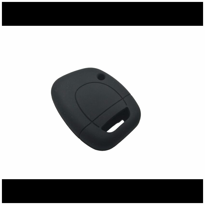 Capa silicone Renault, um botão, negra