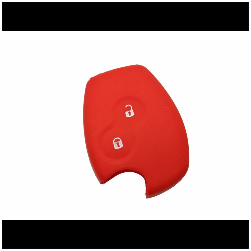 Capa silicone Renault, dois botões, vermelho