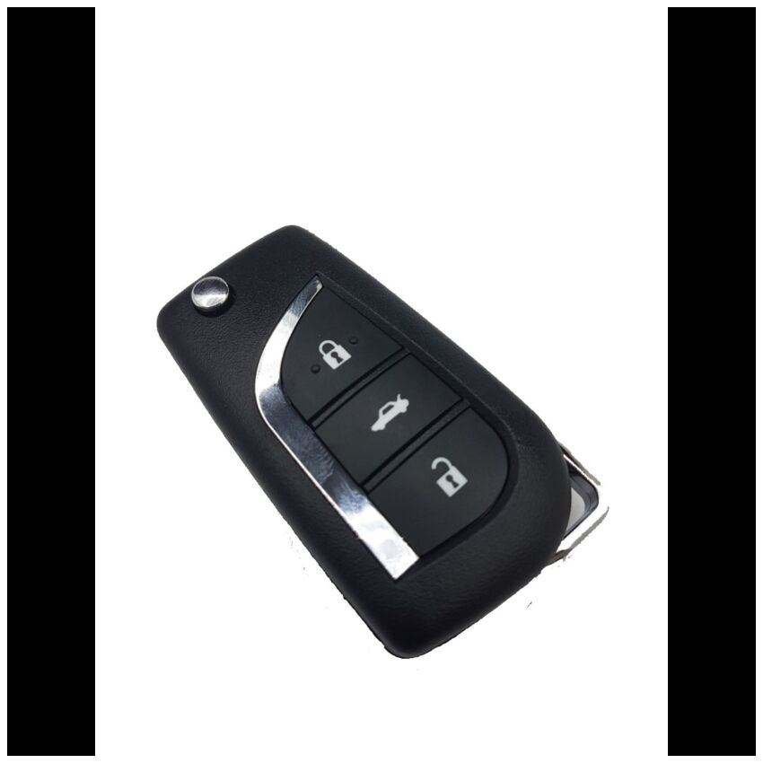 Caixa Para Comando Toyota Flip 3 Botões