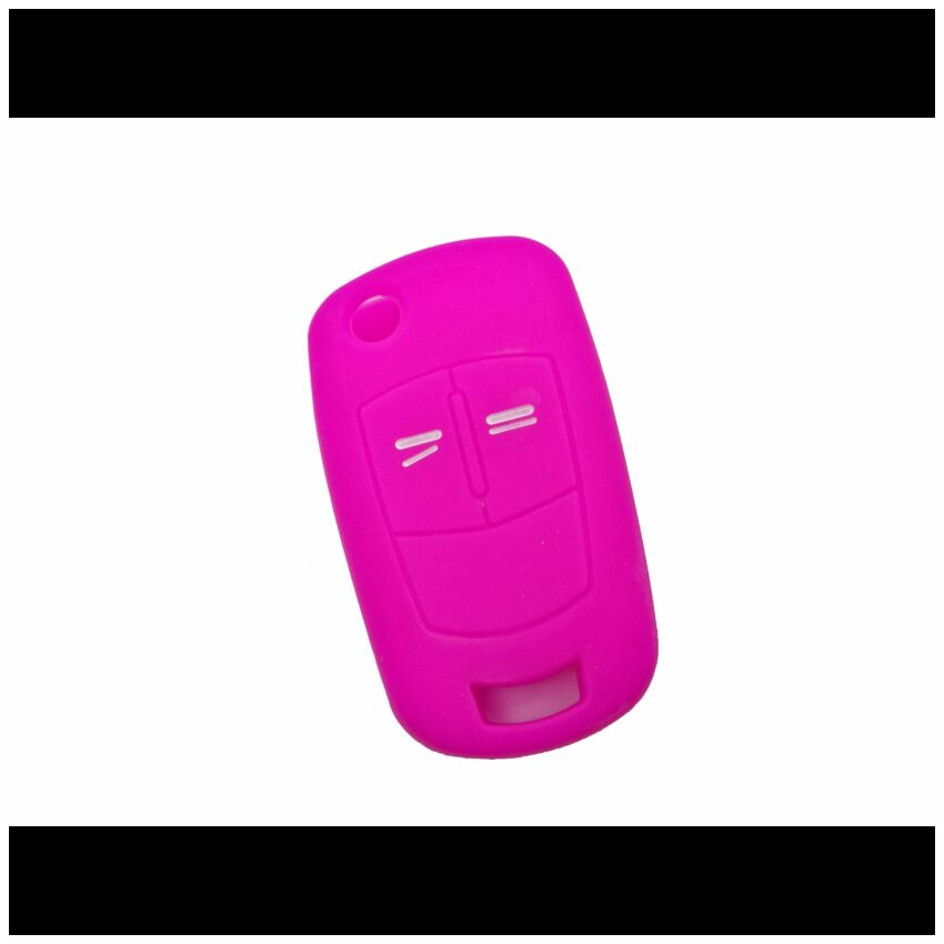 Capa silicone Opel, flip dois botões, rosa