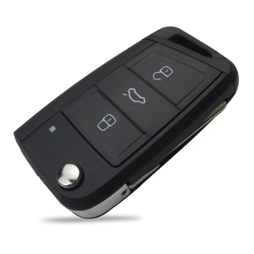 Caixa Para Comando Volkswagen Flip 3 Botões Mqb