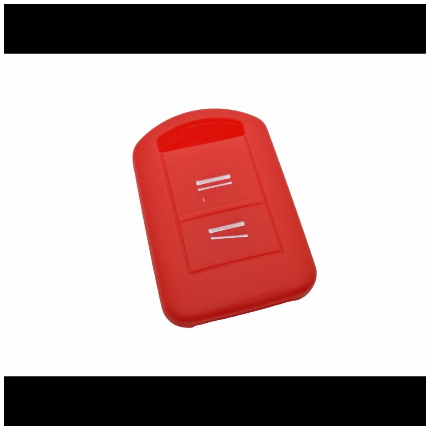 Capa silicone Opel, dois botões, vermelho