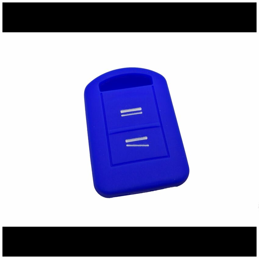 Capa silicone Opel, dois botões, azul