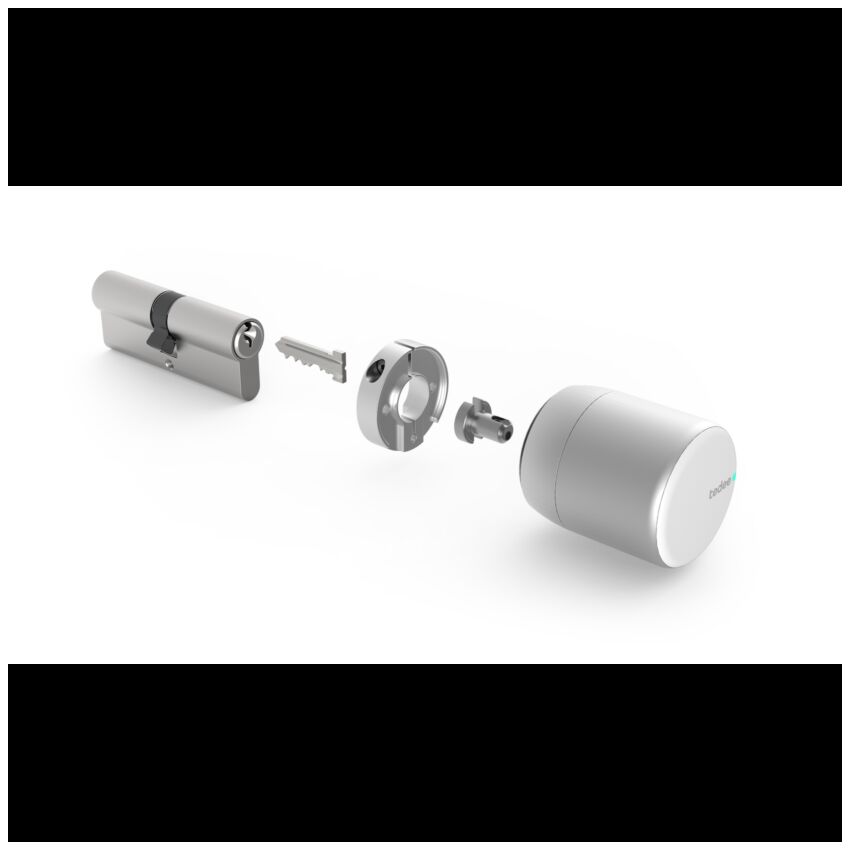 Adaptador Tedee para cilindro Europeu cor prata
