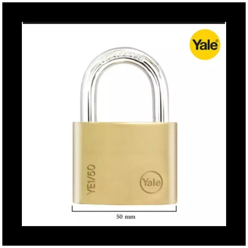 Aloquete Yale Essencial 50mm latão