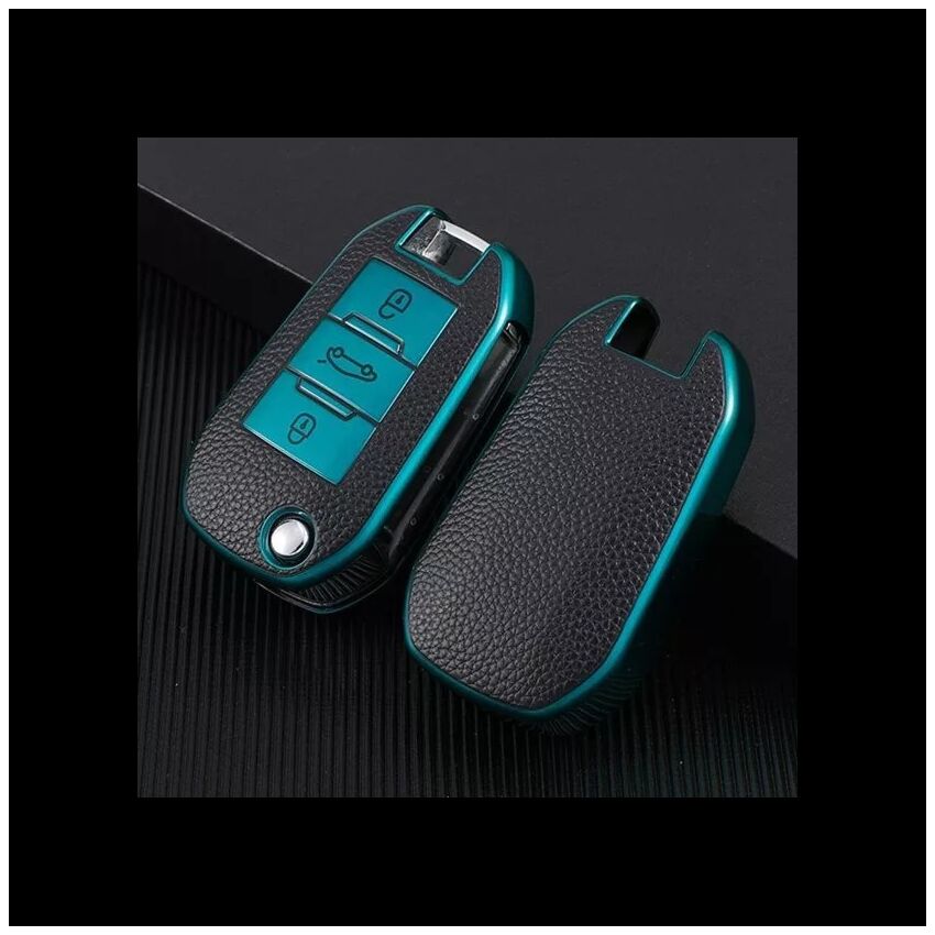 Capa TPU Citroen Três Botões Nº12 VERDE