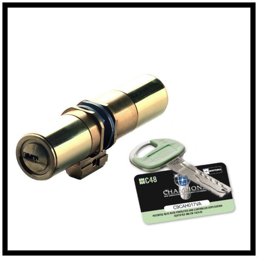 Cilindro Mottura Champions T C48 5062 OT para portas Fichet Vertipoint
