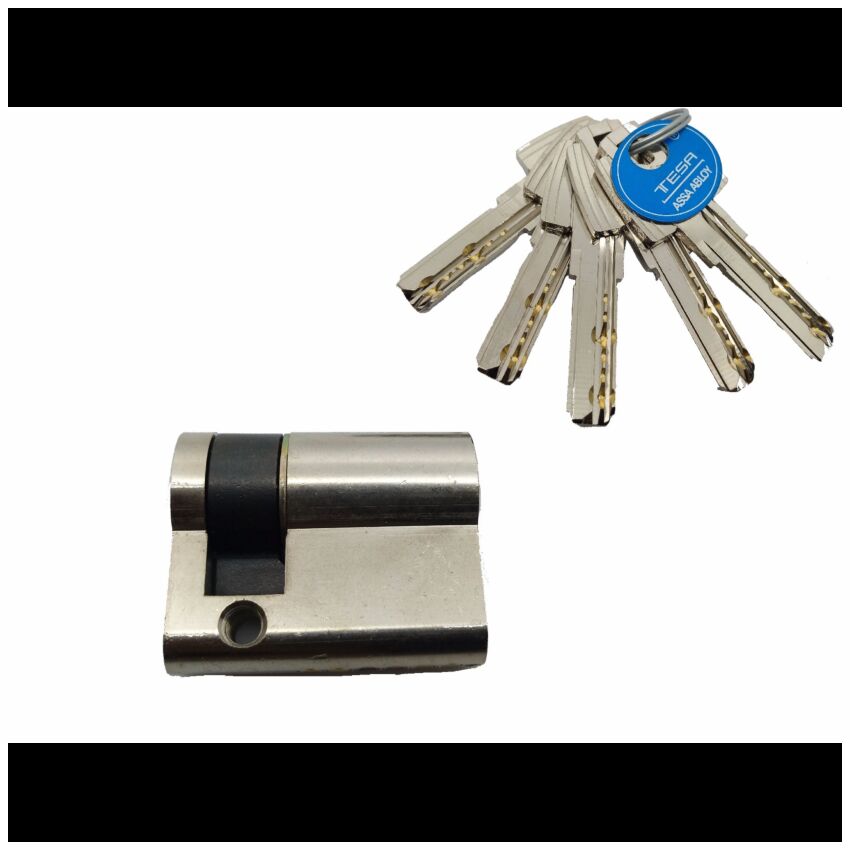 Cilindro Tesa T60 45x10mm niquelado