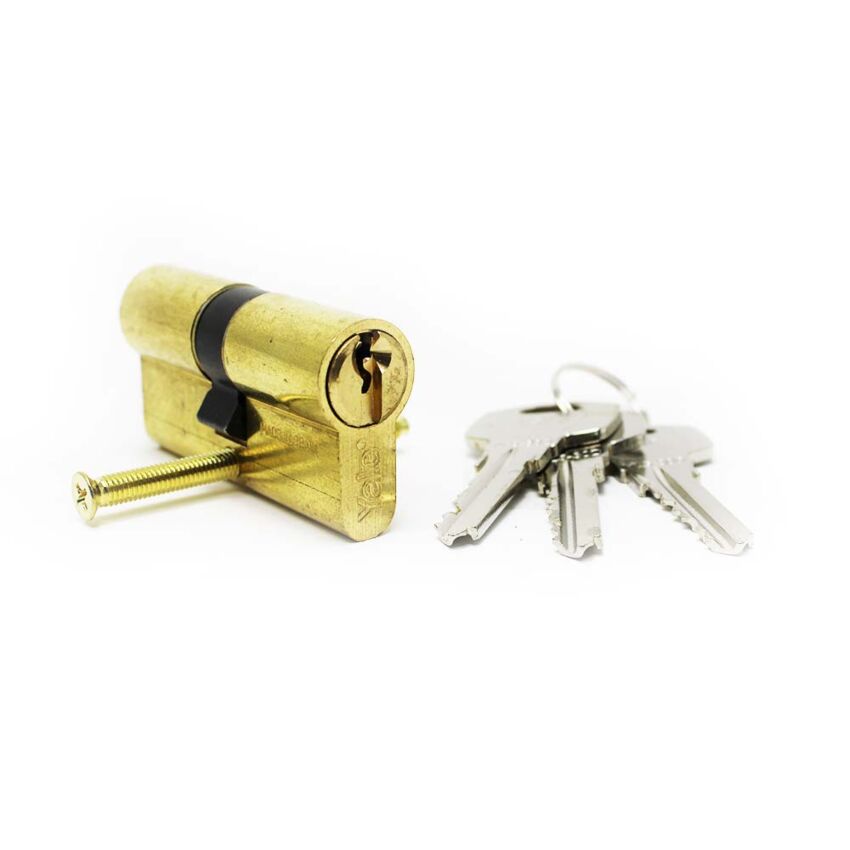 Cilindro Yale YL5 30x30mm latonado