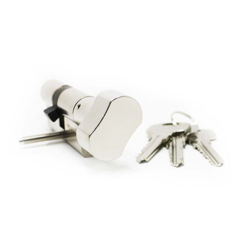 Cilindro Yale YL5 de botão 30x30mm niquelado