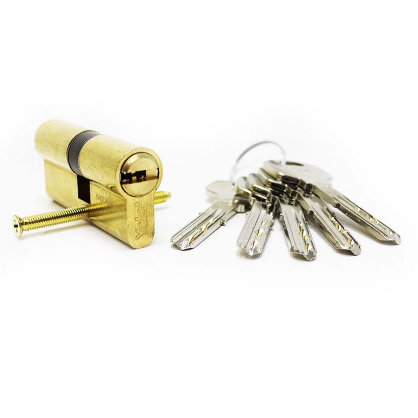 Cilindro Yale YL6 30x35mm latonado