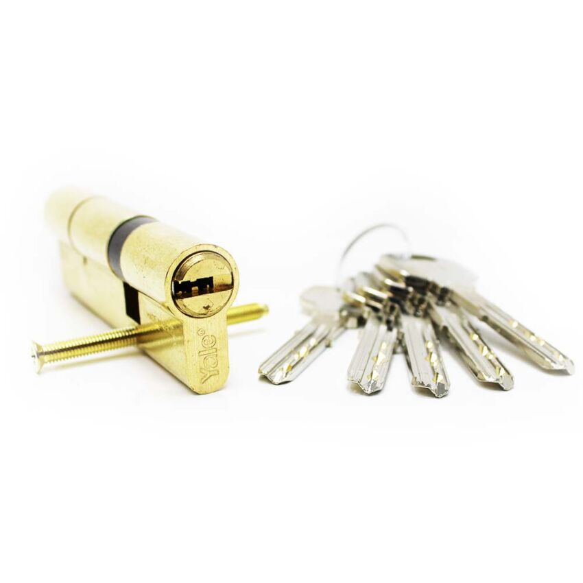 Cilindro Yale YL6 30x60mm latonado