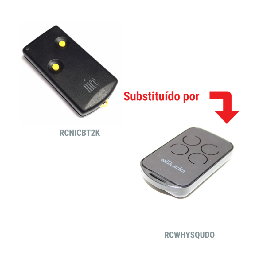 Comando NICE BT2K 40,685- DESCONTINUADO (Ver em artigo alternativo modelo compatível)