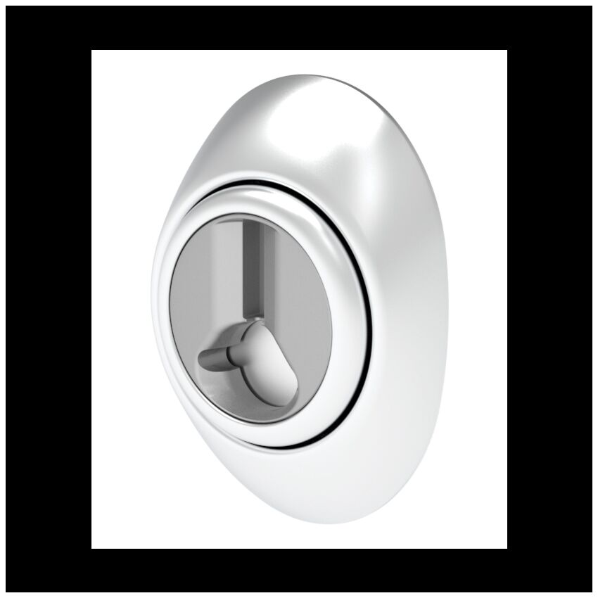 Escudo Mottura magnético de palhetão c/3 chaves, cromado