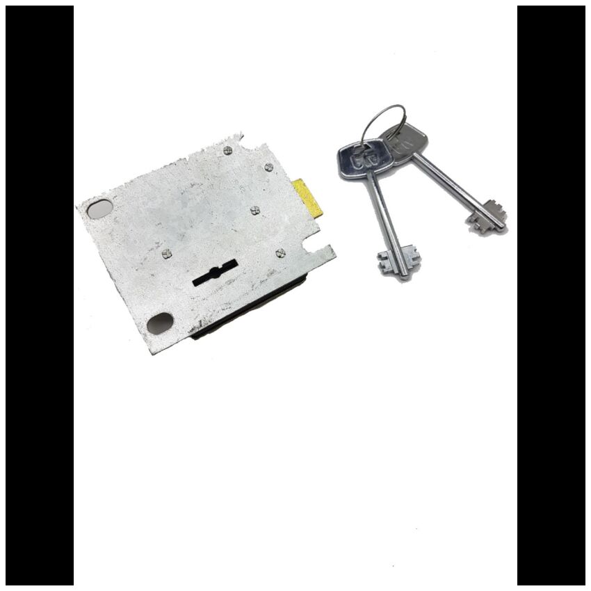 Fechadura de gorges BTV, com 2 chaves (MCM)