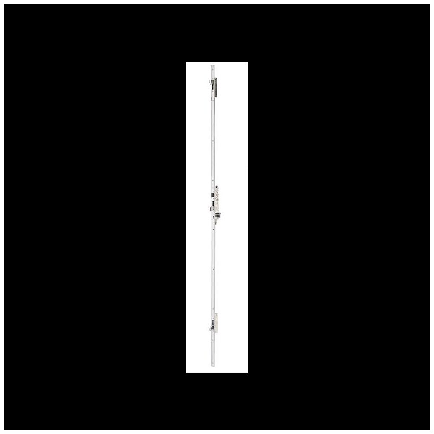 Fechadura multiponto 3 pontos TESA 4230P, chapa plana, entrada 35mm, inox