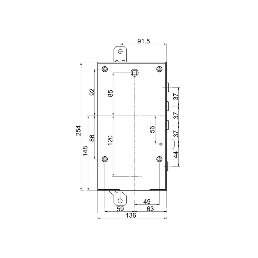 Fechadura MOTTURA 898596TODSQ
