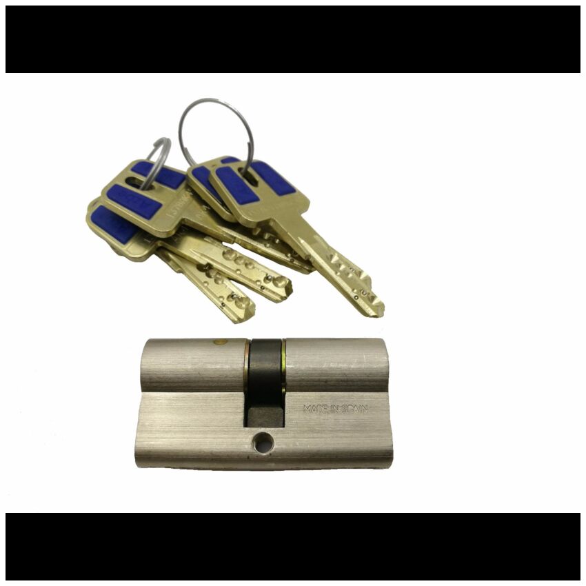 Cilindro Yale HSK 30x35mm niquelado