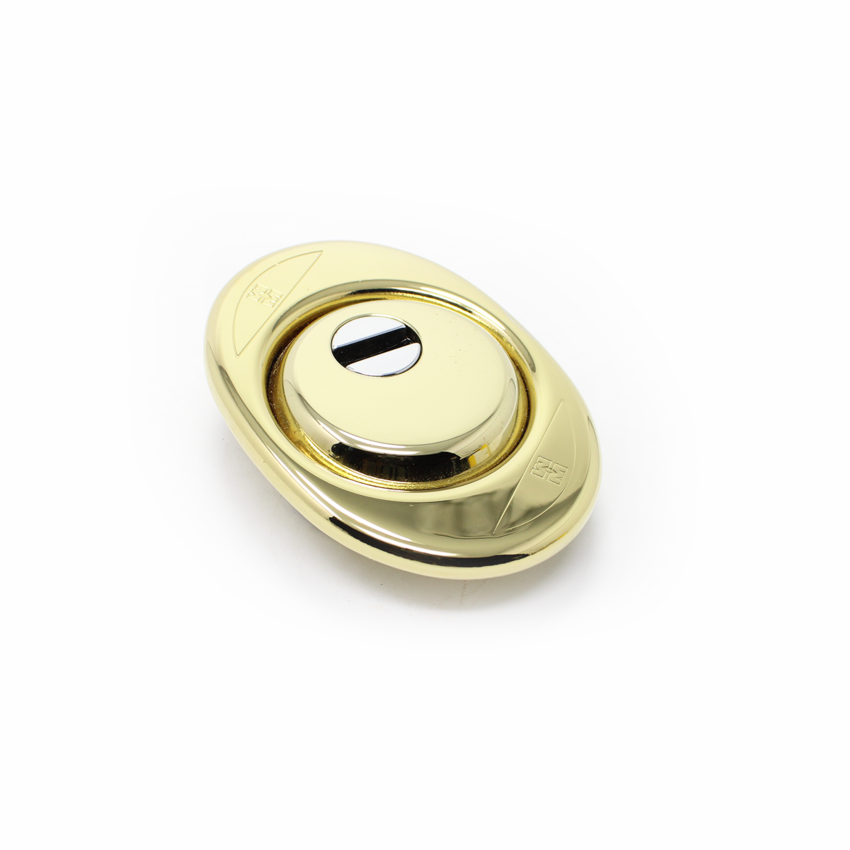 Escudo de segurança Mottura dourado, 50 mm