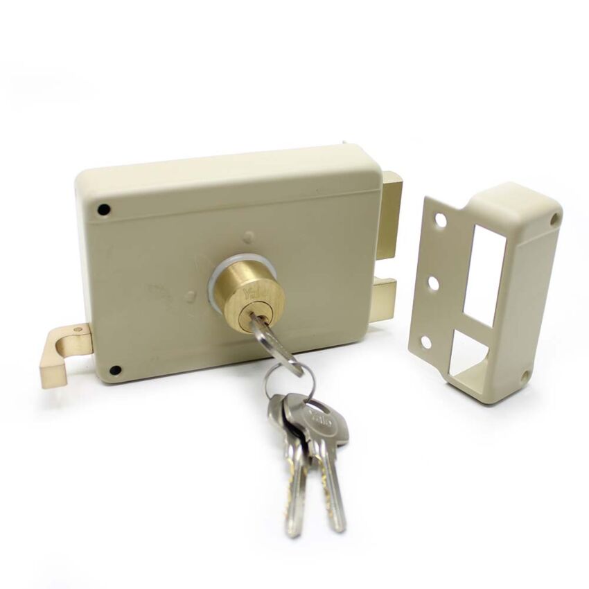 Fechadura de sobrepor Yale 63000601 (tipo 720), direita, entrada 6 cm