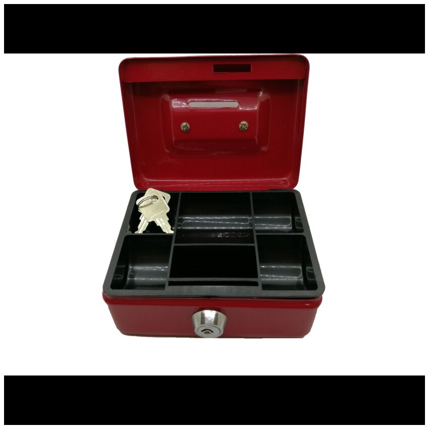 Cofre portátil BTV modelo 10 vermelho