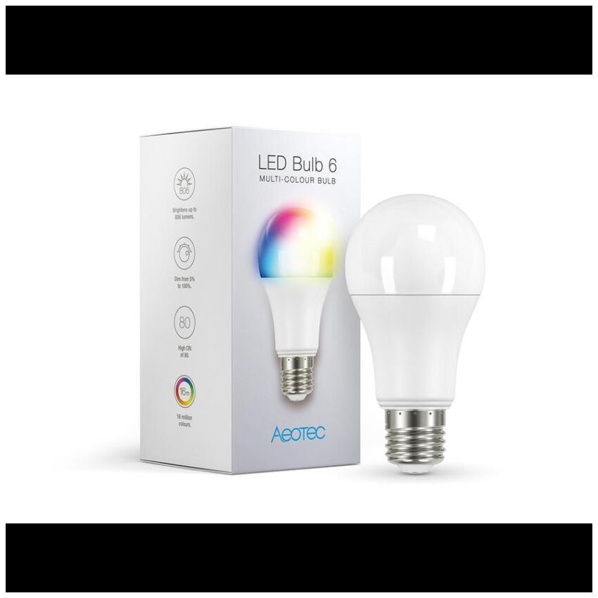 Lampada Aeotec Led 6 Multi-Color (E27)