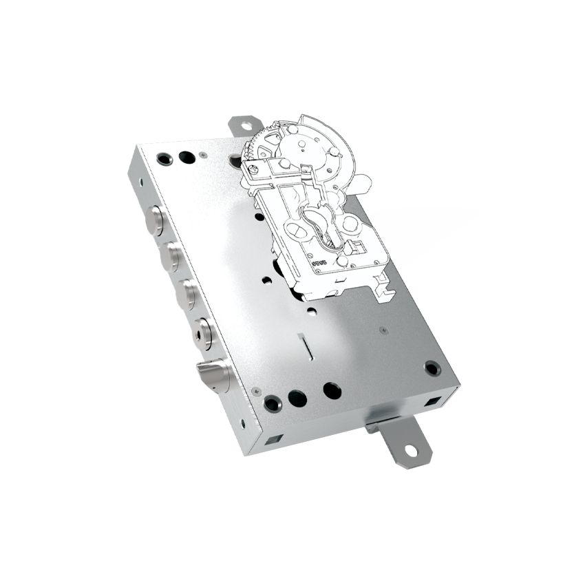 Fechadura Mottura, porta blindada 3 pernos 82571W700Q