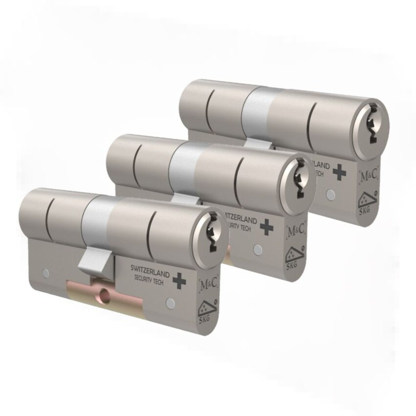 PACK 3 X CILINDROS M&C MATRIX 32mm X 32mm NIQ