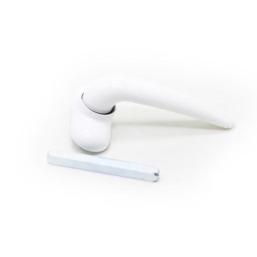 Puxador de muleta Tesa M1500, branco