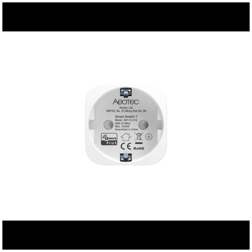 Tomada inteligente Z-Wave Aeotec Smart Switch 7 com monitorização de energia