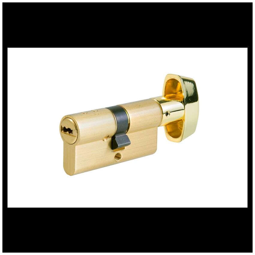 Cilindro Tesa TX80 30x30mm latonado com botão