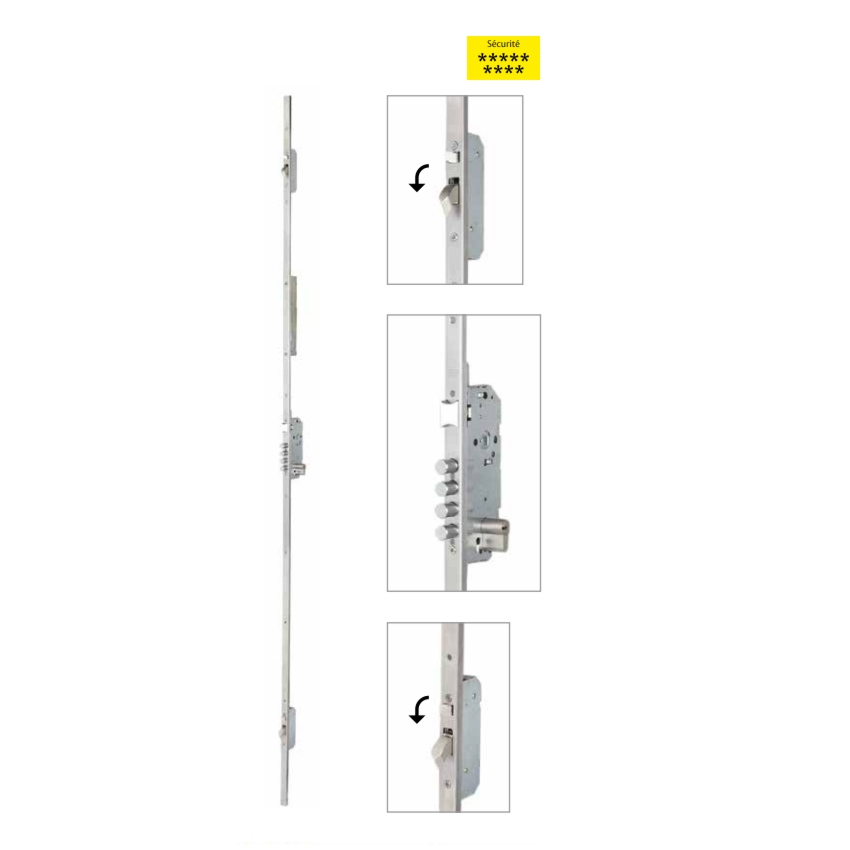 Fechadura Tesa 3 pontos Motorizada TMB3566LE